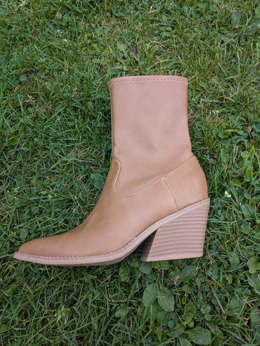 Universal Thread Tall Ankle Boot In Tan - Picture 5 of 12
